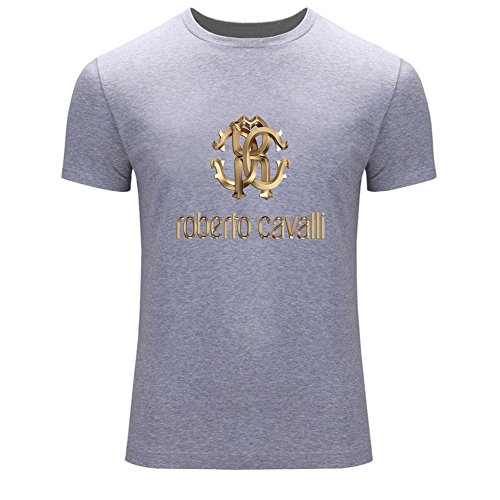 Roberto Cavalli Logo For 2016 Mens Printed Short Sleeve tops t shirts