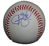 Casey Blake Autographed ROLB Baseball, Colorado Rockies, Cleveland Indians, Proof Photo of Casey Signing for Us.