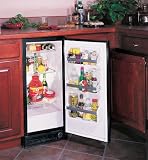 Marvel 30ARBBO 15 Built-in All Refrigerator with 3.0 cu. ft. Capacity, 3 Adjustable Chrome-Plated Wire Shelves, Auto Defrost and Field Reversible Door: Black Cabinet - Overlay Panel