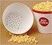 Plastic Popcorn Bucket - Red & White