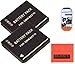 Pack of 2 DMW-BCF10 Batteries for Panasonic Lumix DMC-TS2 DMC-TS3 DMC-TS4 DMC-F2 DMC-F3 DMC-FH1 DMC-FH3 DMC-FH20 DMC-FH22 DMC-FS6 DMC-FS12 DMC-FS15 DMC-FS25 DMC-FS42 DMC-FS62 DMC-FT1 DMC-FP8 DMC-FX700 Digital Camera + More!!