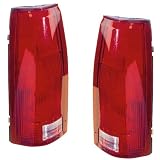 Cadillac Chevy GMC Replacement Tail Light Assembly - 1-Pair by AutoLightsBulbs