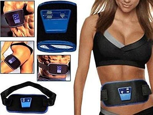 3X GEL AB Gymnic Body Massager Belt Arm/Leg/Waist/Muscle Toner Abdominal Thighs, + 3 BONUS GEL BOTTLES WITH YOUR ORDER!!