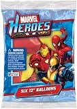 Marvel Heroes Balloons - Package of 6 Latex Balloons