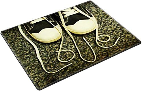 Boundless Creative Converse Tie Shoes Punktail's Collections Placemat Pads Customized Made To Order Support Ready 15 6/8 Inch (400mm) X 11 13/16 Inch (300mm) X 1/8 Inch (3mm) High Quality Eco Friendly Cloth With Neoprene Rubber
