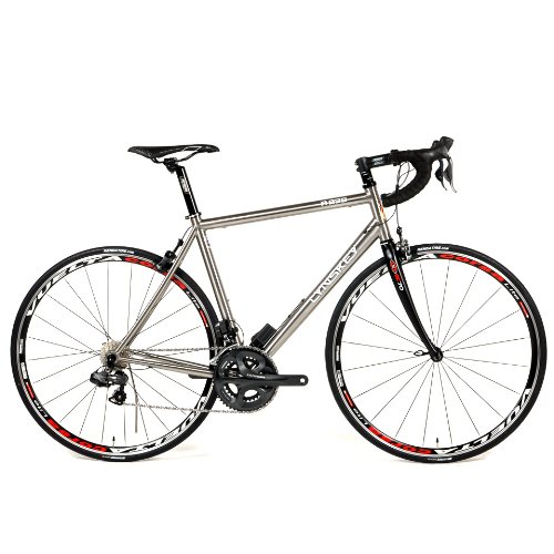 Lynskey R230 Di2 Titanium Road Bike with Shimano Ultegra Di2 - Polished - Black - S