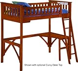 Night & Day Spices Ginger Loft Bunk Bed in Cherry