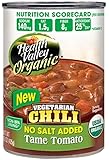 Health Valley Organic No Salt Added Chili, Tame Tomato, 15 Ounce (Pack of 12)