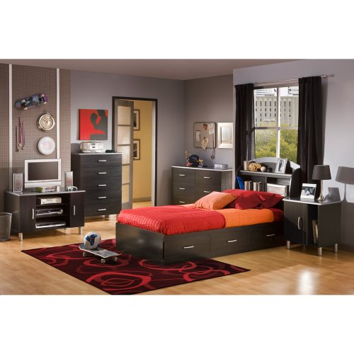 Kids Black & Charcoal Bedroom Collection
