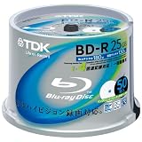TDK Blu-ray Disc 50 Spindle - 25GB 4X BD-R - Printabledi TDK Media