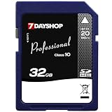 7dayshop Professional High-Speed Secure Digital High Capacity - SD HC Memory Card - 32GB - Class 10 - 20MB/s
