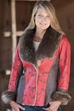 Women's Florentine Shearling Sheepskin Fur Trim