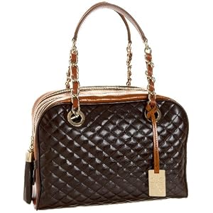 D&G Dolce & Gabbana DB1005 E7496 8T116 Lily Glam Quilted Calfskin Medium Satchel