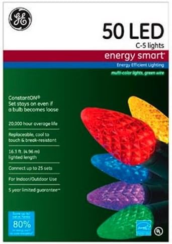 NICOLAS HOLIDAY GE97505 Multi LED C5 LED Set