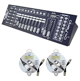 Package: Brand New Chauvet Obey 40 Universal Dmx 512 Controller with 192 Channels and Midi Compatibility + (2) Chauvet Dmx3p10ft Dmx Xlr Female to Male Dmx Cables
