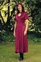 Jacquard Keyhole Dress