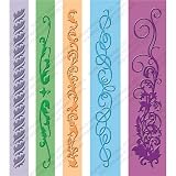 Cuttlebug Embossing Folder Border Set 5-Pack, Organic