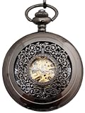 Mechanische Taschenuhr (LPW161) in schwerer Ausführung.Schneeweisse Zeiger und beidseitig verglast. Hohe Gangreserve (UVP 99.90)