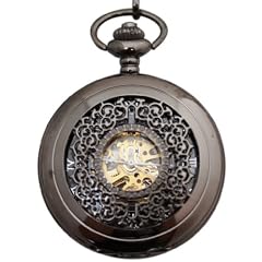 Mechanische Taschenuhr (LPW161) in schwerer Ausf�hrung.Schneeweisse Zeiger und beidseitig verglast. Hohe Gangreserve (UVP 99.90)