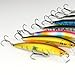 VERY100 Lot8pcs 8g/10cm Minnow Hooks Plastic Fishing Lures Baits Crankbait