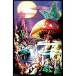 (24x36) Magic Valley Trippy Mushrooms Art Poster Print