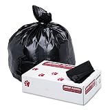 Jaguar Plastics&reg; Super Extra-Heavy Can Liners, 60 Gallon, 1.7mil, 38 x 58, Black,... 