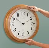 Solid Wood 20 Wall Clock