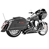 IMAGE OF Freedom Performance American Sharp Curve Radius Black Exhaust for 2006-2011 Harley Davidson Dyna