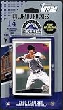 Topps MLB Baseball Cards 2009 Colorado Rockies 14 Card Team Set