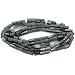 Hematite Faceted Magnetic Tube Beads Beading 16" Strand