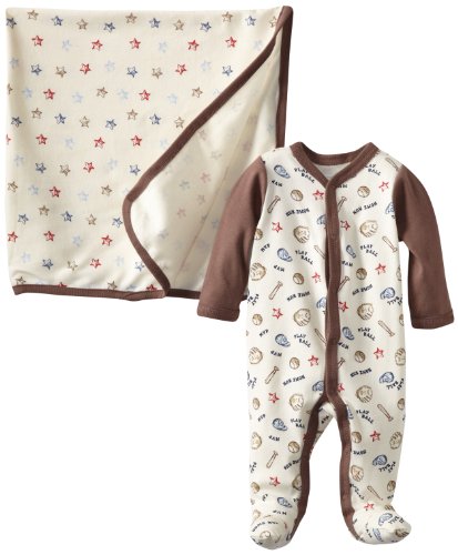 Vitamins Baby-Boys Newborn Play Ball Coverall And Blanket