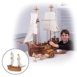 Maxim Deluxe Venture Ship with Figures and Accessories in Natural