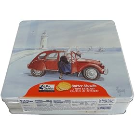 Butter Galettes in 2CV Brittany Ladies Tin