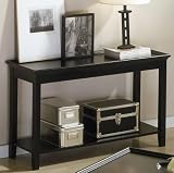 Riverside Splash Of Color Tray Top Sofa Table in Antique Black