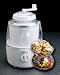 Deni Automatic Ice Cream Maker with Candy Crusher Attachment - White