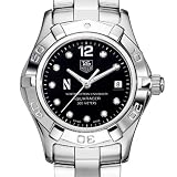 Northwestern TAG Heuer Watch - Women's Aquaracer with Black Diamond Dial at M.LaHart