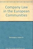 Company law in the European Communities