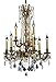 Elegant Lighting 9209D23AB/RC Rosalia 31-Inch High 9-Light Chandelier, Antique Bronze Finish with Crystal (Clear) Royal Cut RC Crystal