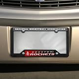 NBA Houston Rockets Black Plastic License Plate Frame