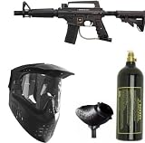 US ARMY Alpha Black Tactical Tippmann Paintball Gun Set