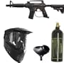 US ARMY Alpha Black Tactical Tippmann Paintball Gun Set