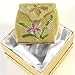 Tan * Purse Pocketbook Style Compact Vanity Face Mirror