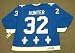DALE HUNTER Quebec Nordiques 1985 CCM Vintage Throwback Away Hockey Jersey