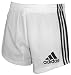 adidas Men's 3-Stripes Short, White/Black, XX-Large
