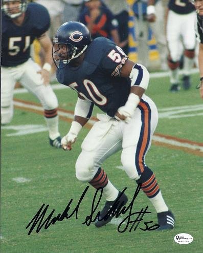 Mike Singletary Autographed Chicago Bears 8x10 Photo - Hall of Famer