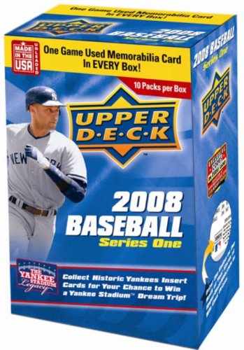 Upper Deck 2008 Series 1 Baseball Trading Cards - Blaster Box
