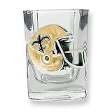 New Orleans Saints 2oz Square Shot Glass