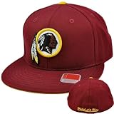 NFL Mitchell Ness Throwback Logo Hat Cap Fitted Washington Redskins Wool Size 8