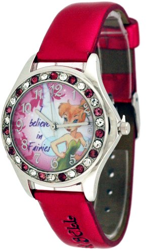 Disney Fairies Diamond Round Strap Watch Model 23929C