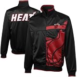 NBA Miami Heat Vanguard Full Zip Track Jacket - Black (XX-Large)